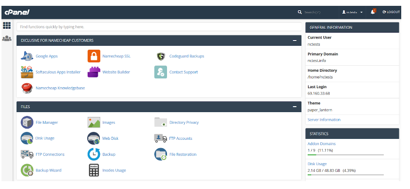 SiteGround vs Namecheap Namecheap Features and Tools